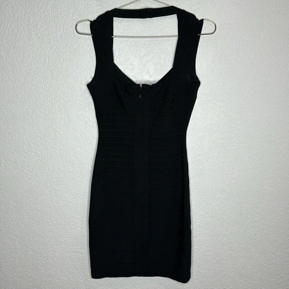 NWT HERVE LEGER Sarai Bandage Mini Dress Black Small - Picture 6 of 16